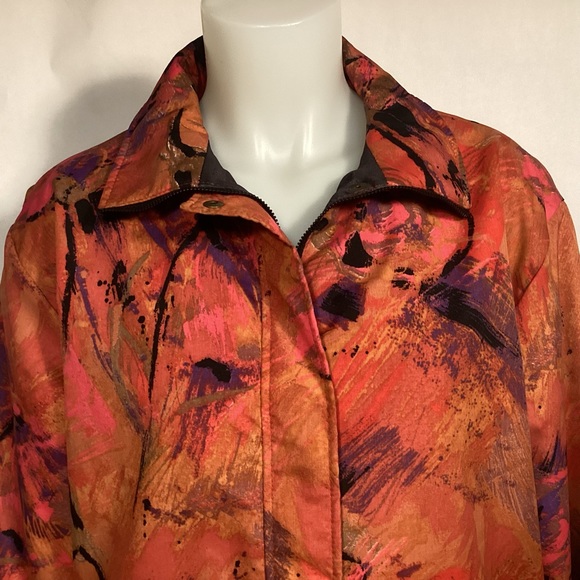Vintage 80’s Forrester’s Gore-Tex Abstract Jacket Womens size medium made in USA - Picture 2 of 10